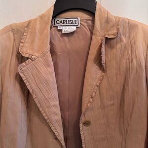 Carlisle Women's Tan Leather Jacket